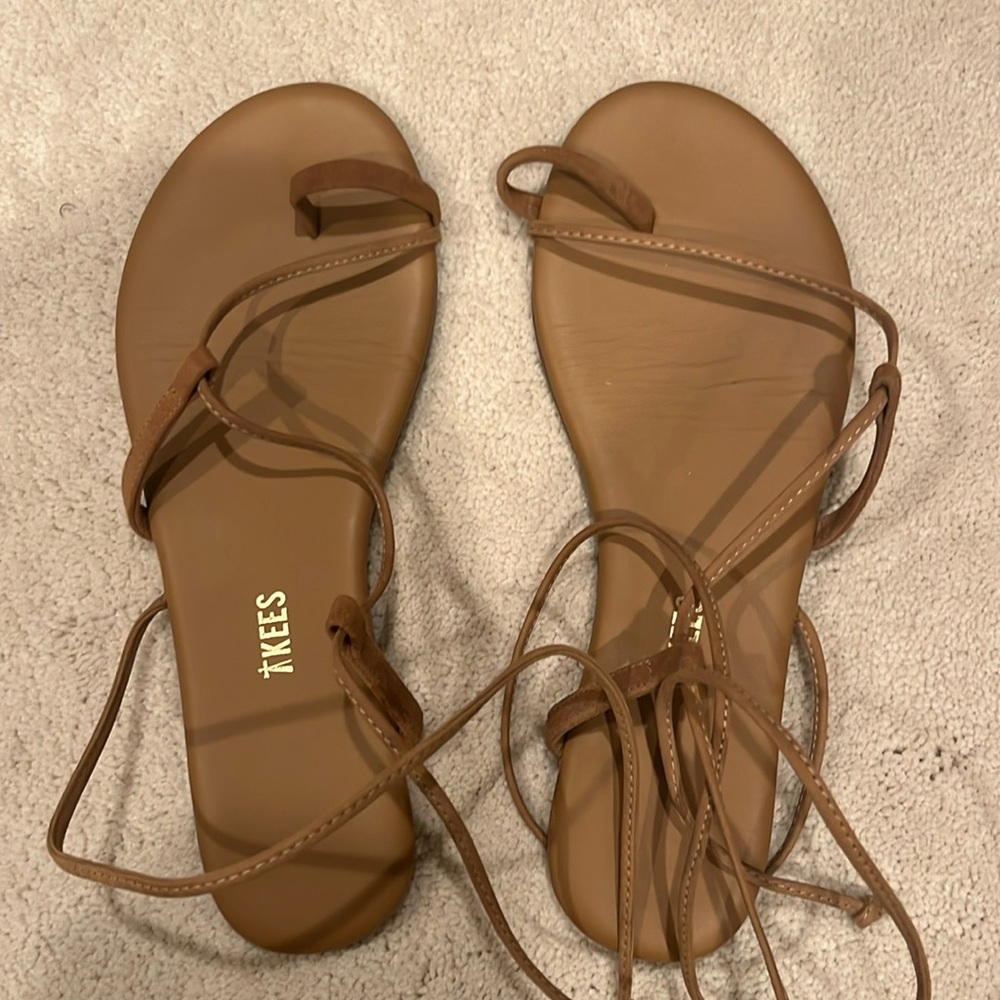 Tkees Jo Sandal Camel (USA 8 EUR 39)